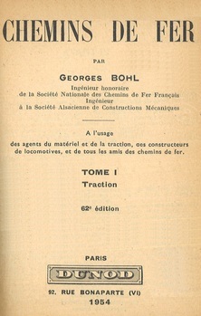 Chemins de fer. Tome I : Traction