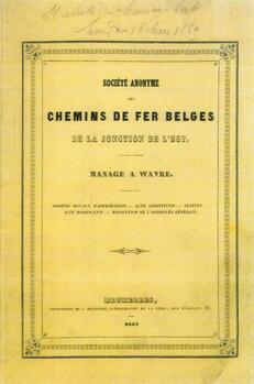 Manage à Wavre. Arrêtés royaux d'approbation. - Acte constitutif. - Statuts. - Acte modificatif. - Résolution de l'Assemblée Générale
