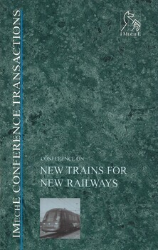 Conference on new trains for new railways. 20-21 May 1998. York Viking Moat House, UK