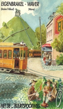 Van Eigenbrakel (Braine-l'alleud) naar Waver (Wavre) met de ...buurtspoorweg