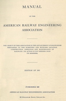 Manual of the American railway engineering association