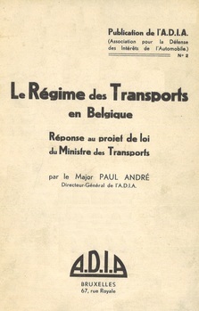 Le régime des transports en Belgique, Réponse au projet de loi du ministre des transports