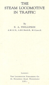 The Steam locomotive in trafic