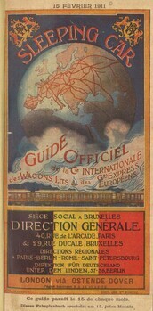 Sleeping car. Guide officiel de la Compagnie Internationale des Wagons-Lits & des Grands Express Européens