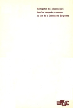 Participation des citoyens dans les transports en commun au sein de la Communauté Européenne