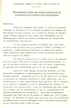 Développement récent des parties mécaniques de locomotives et d'automotrices électriques