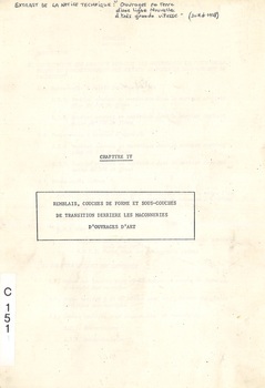 Remblais, couches de forme et sous-couches de transition derrière les maçonneries d'ouvrages d'art