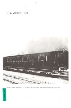 3.La voiture GCI. Extrait de "Le matériel métallique à voyageurs. 1835-1950. Tome I"