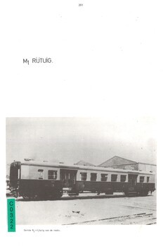 M1 Rijtuig. Uittreksel uit "Het metalen reizigersmaterieel. 1835-1950. Deel I"