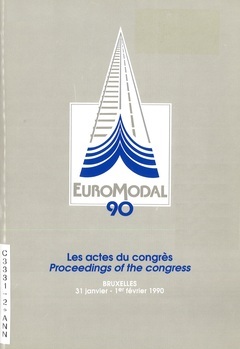 EuroModal 90. Les actes du congrès. Proceedings of the congress. Bruxelles 31 janvier - 1er février 1990