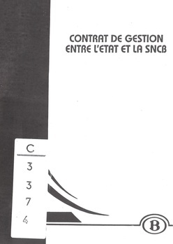 Contrat de gestion entre l'Etat et la SNCB