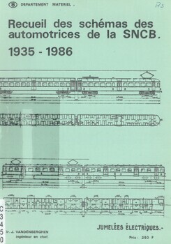 Recueil des schémas des automotrices de la SNCB 1935-1986