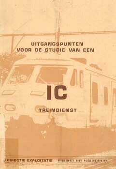 Uitgangspunten voor de studie van een IC treindienst