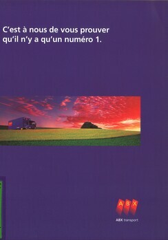 ABX transport. C'est à nous de prouver qu'il n'y a qu'un numéro 1
