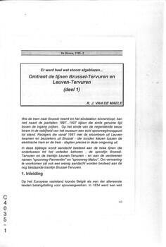 Er werd heel wat stoom afgeblazen... Omtrent de lijnen Brussel-Tervuren en Leuven-Tervuren