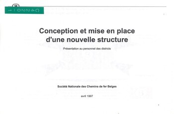 Conception et mise en place d'une nouvelle structure. Présentation au personnel des districts