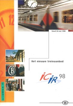 Het nieuwe treinaanbod IC-IR 98. Vanaf 24 mei 1998