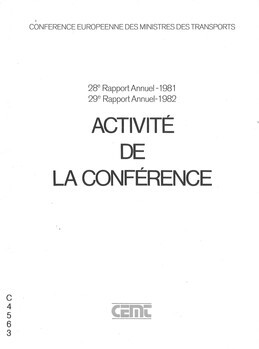 28° rapport annuel - 1981. Activité de la conférence/29° rapport annuel - 1982. Activité de la conférence