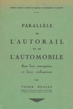 Parallèle de l'autorail et de l'automobile dans leur conception et leur utilisation