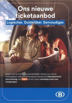 Ons nieuw ticketaanbod
Logischer. Duidelijker. Eenvoudiger.